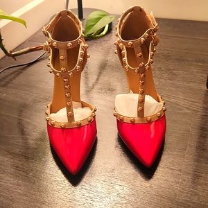 Red Valentino Rockstud Dupe Heels